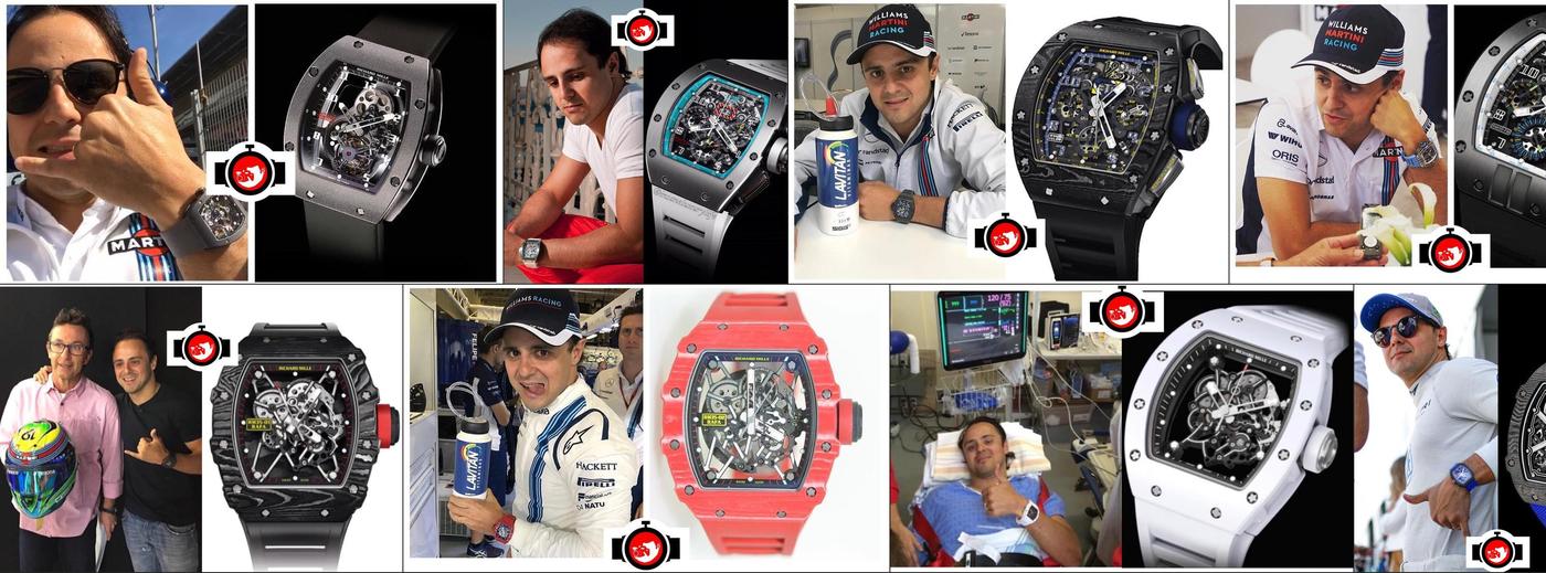 Exclusive Look into Felipe Massa's Richard Mille Watch Collection 